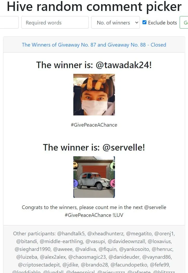 winner