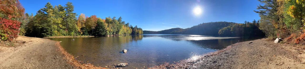 Pano on beach