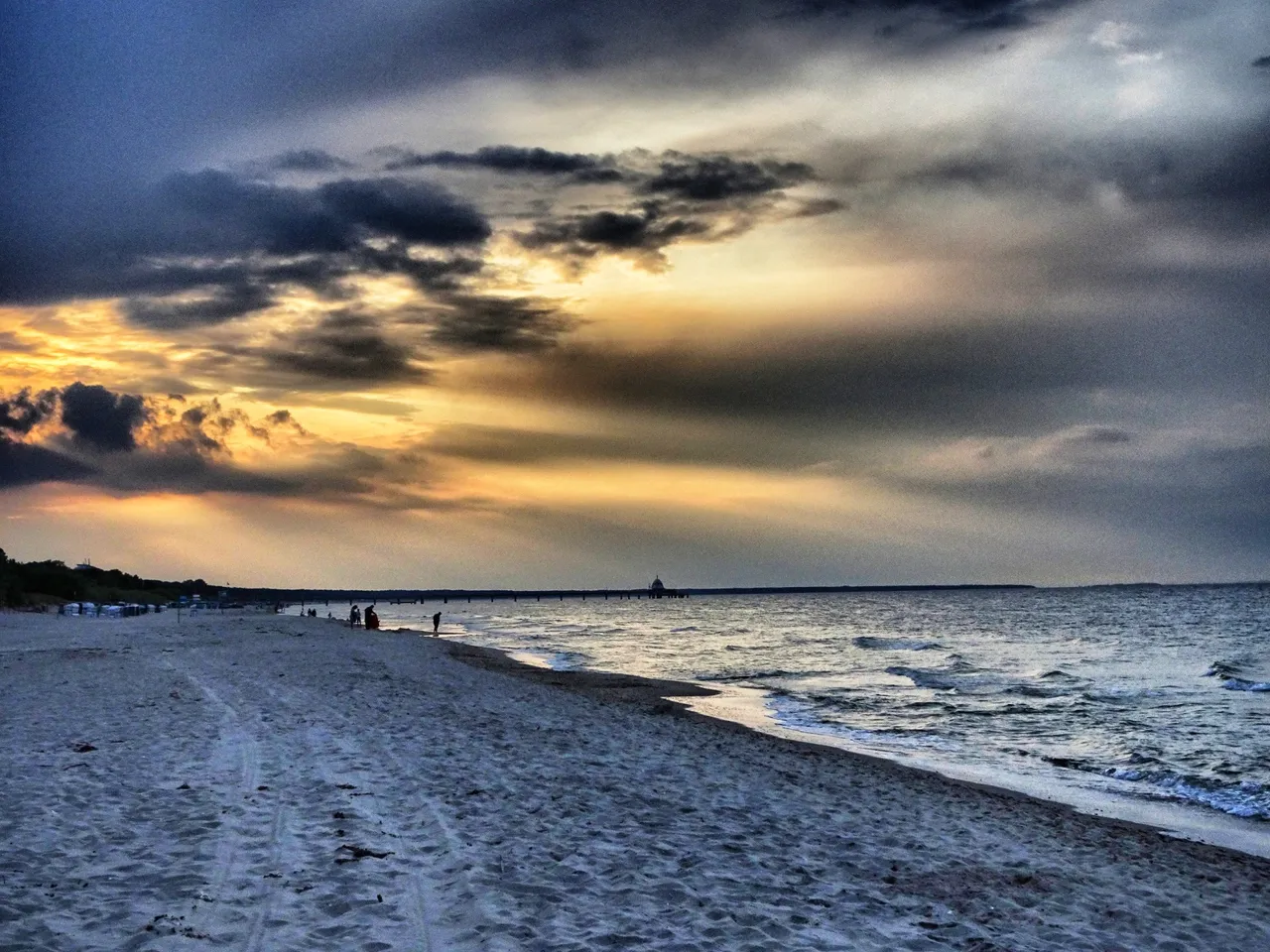 Sundown on the Baltic Sea