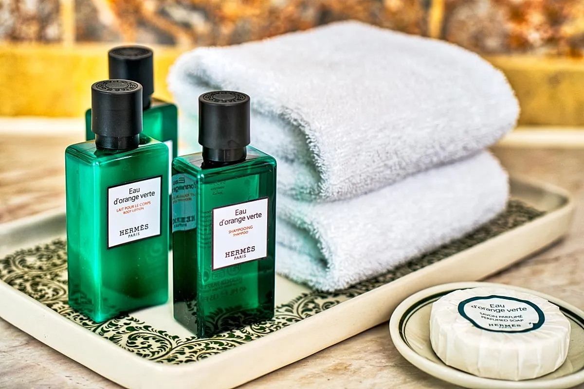 Sofitel Metropole Hanoi Hotel toiletries are Hermès Eau d'orange verte