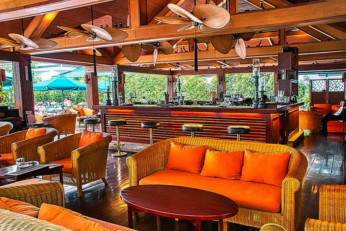 bamboo bar at Metropole Hanoi Hotel