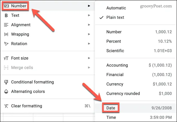 google-sheets-format-date