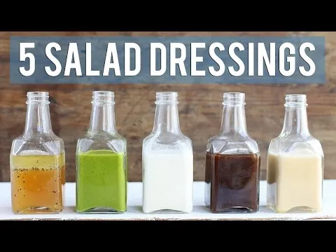 5 Homemade Salad Dressings