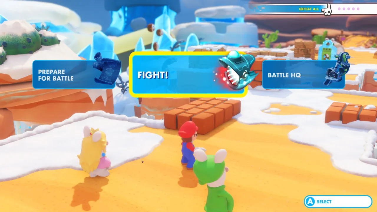 Image result for mario and rabbids kingdom battle end battle screen