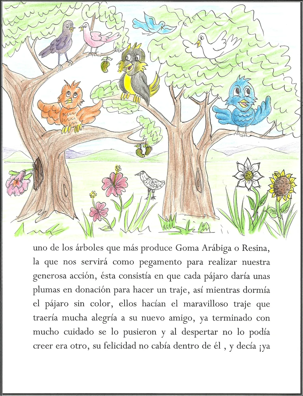 Cuento Infantil: EL PÁJARO SIN COLOR, 