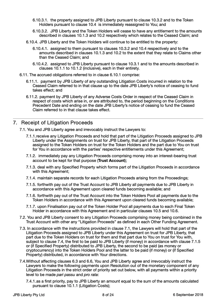 JPB Liberty Web 3.0 Litigation Funding Agreement Ver 1.12 8.jpeg