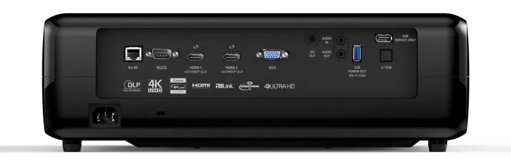optoma uhd51 rear