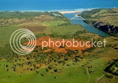 Red desert aerial view