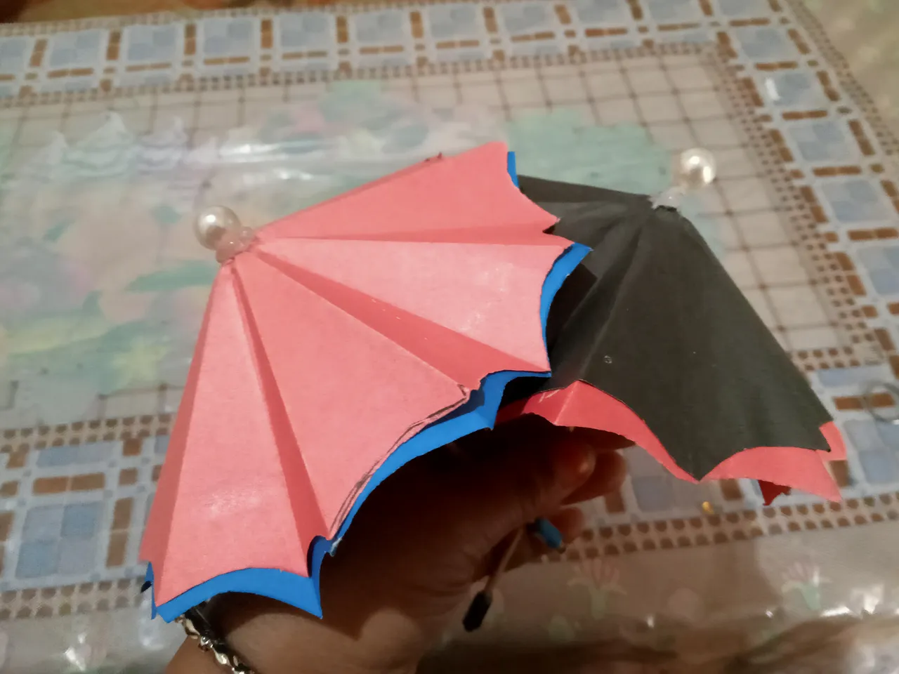 Creative Sunday Umbrella Origami made with colored paper