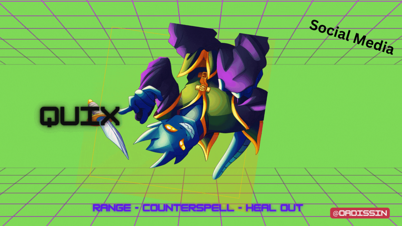 Social Media Share Dragon Summoner Quix VS Magic Element Eng/FR