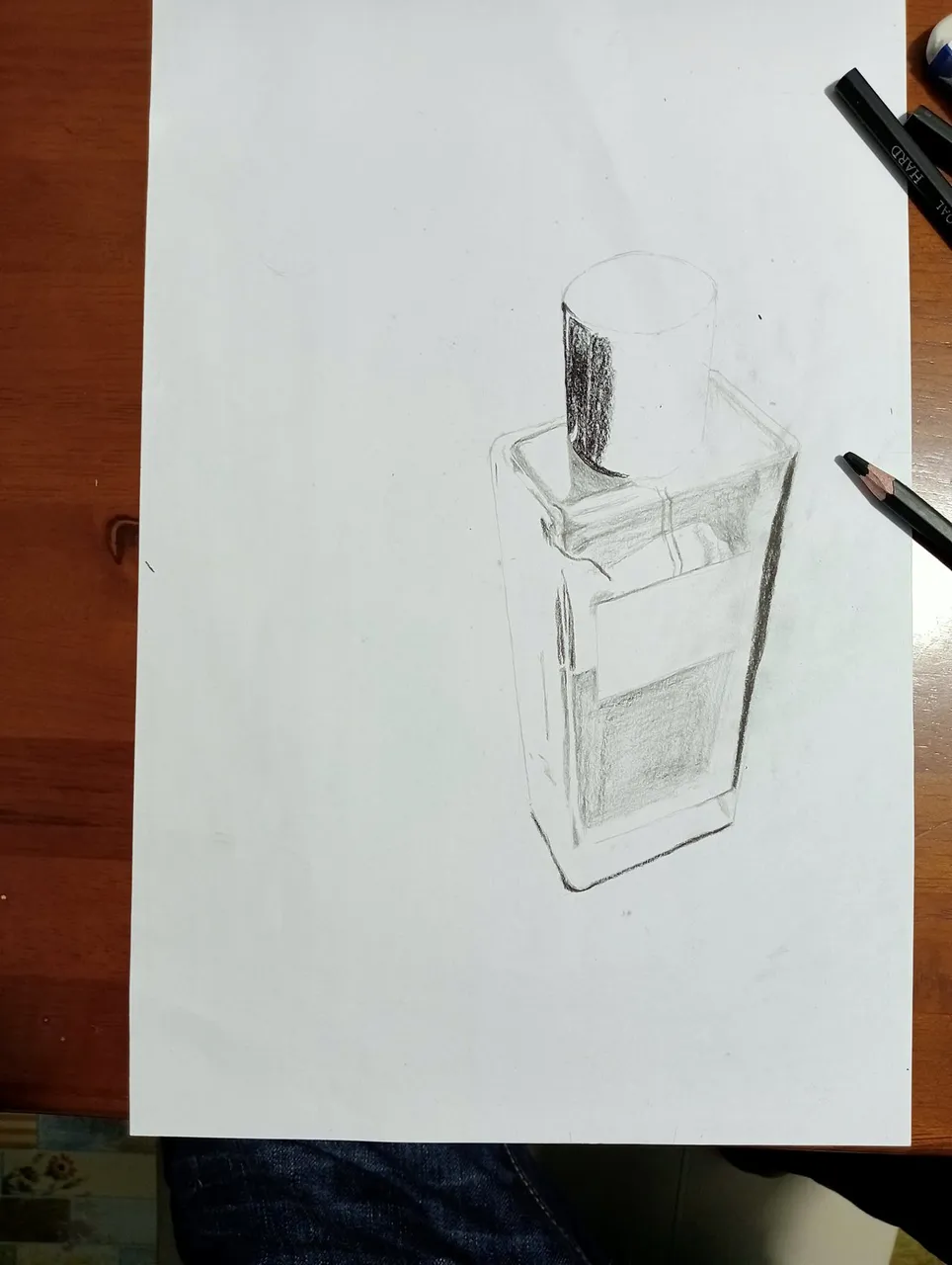 perfume bottle pencil drawings