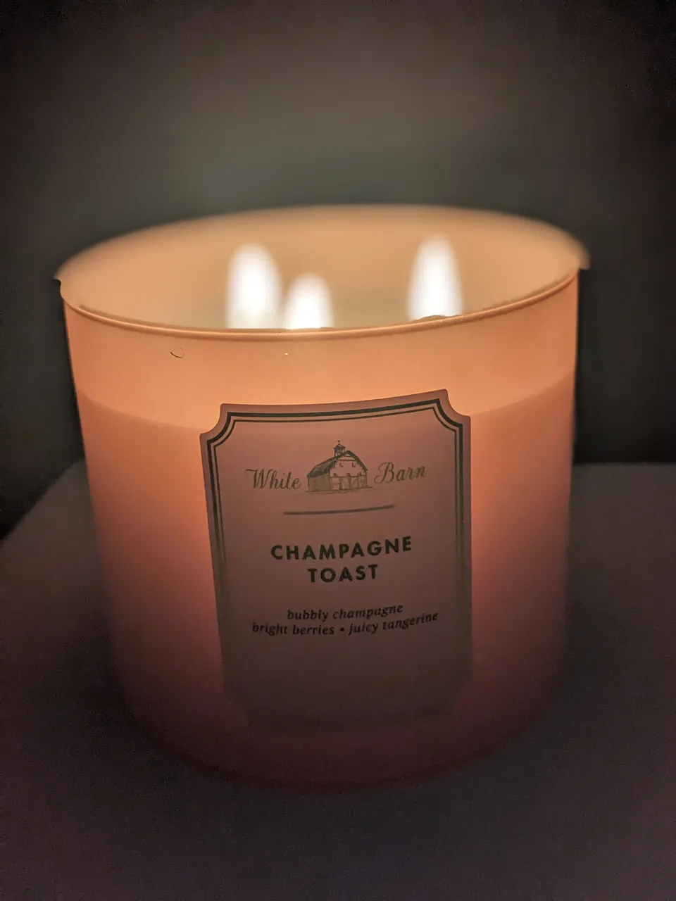 Bath and Body Works Champagne Toast Candle
