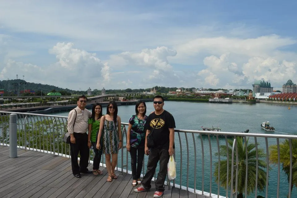 My family and I in Singapore tour last May 2013