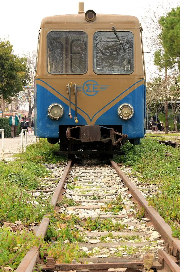 Old train on track