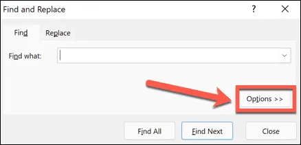 find-merged-cells-excel-find-options