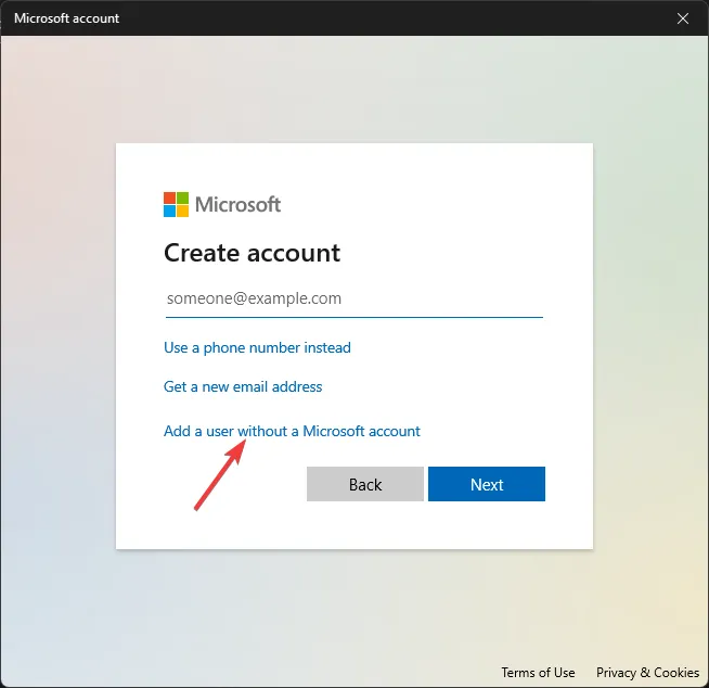 Add-a-user-without-Microsoft-account