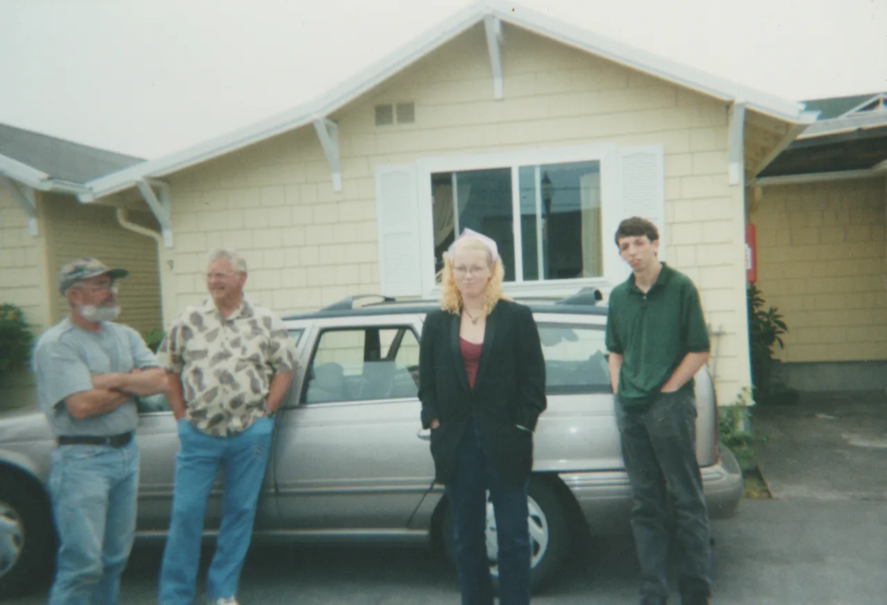 2000-07 - Morehead Pickett Reunion - Don, John Pickett, Katie, Rick - Long Beach WA.png