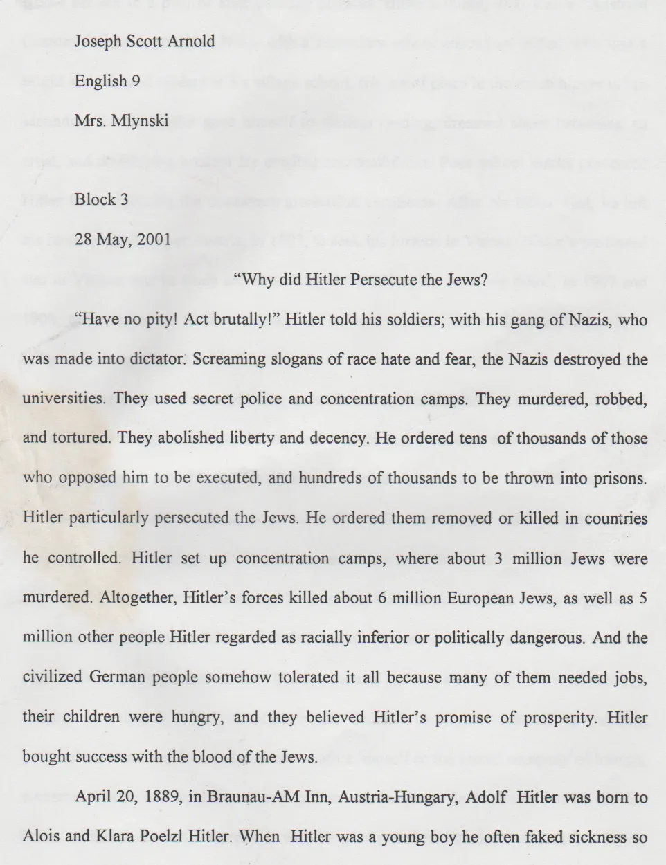 2001-05-28 - English 9 - Mlynski - Block 3 - Why did Hitler Persecute the Jews?-1.jpg