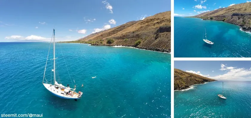 Image of sailing around Maui