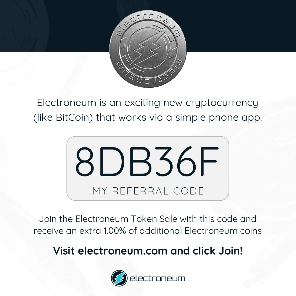 Electroneum Signup Offer