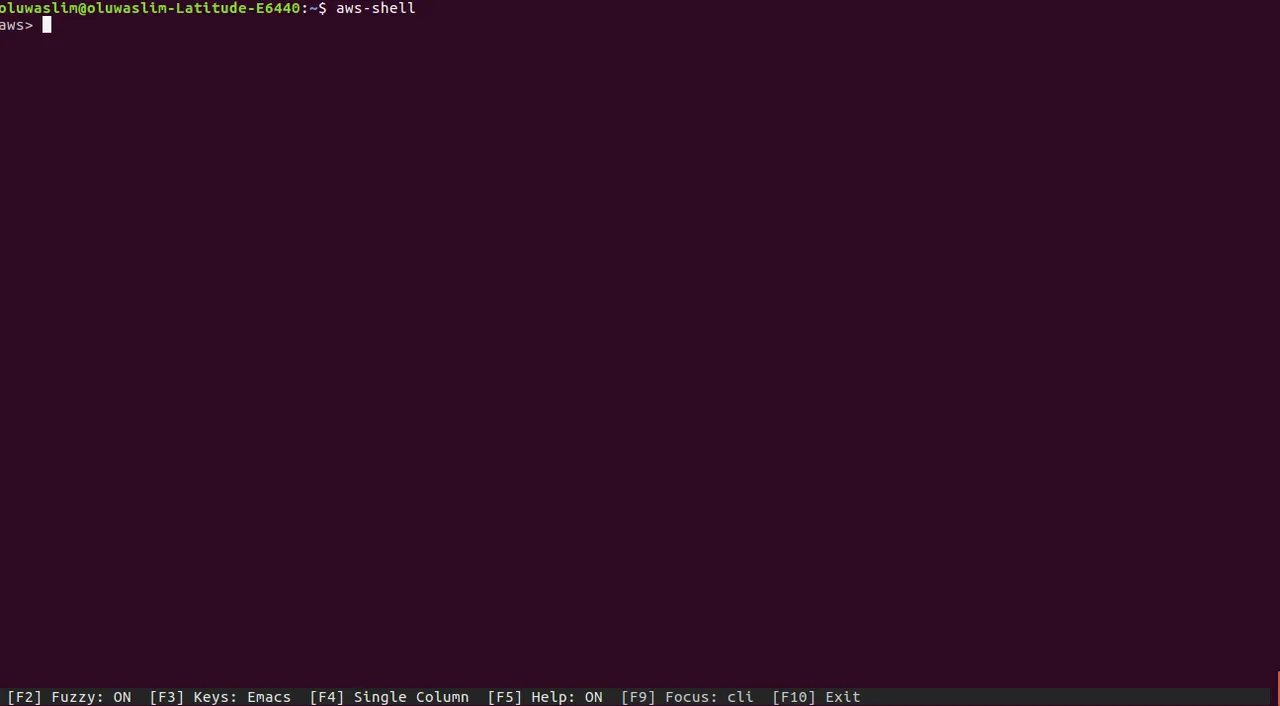 Aws-shell