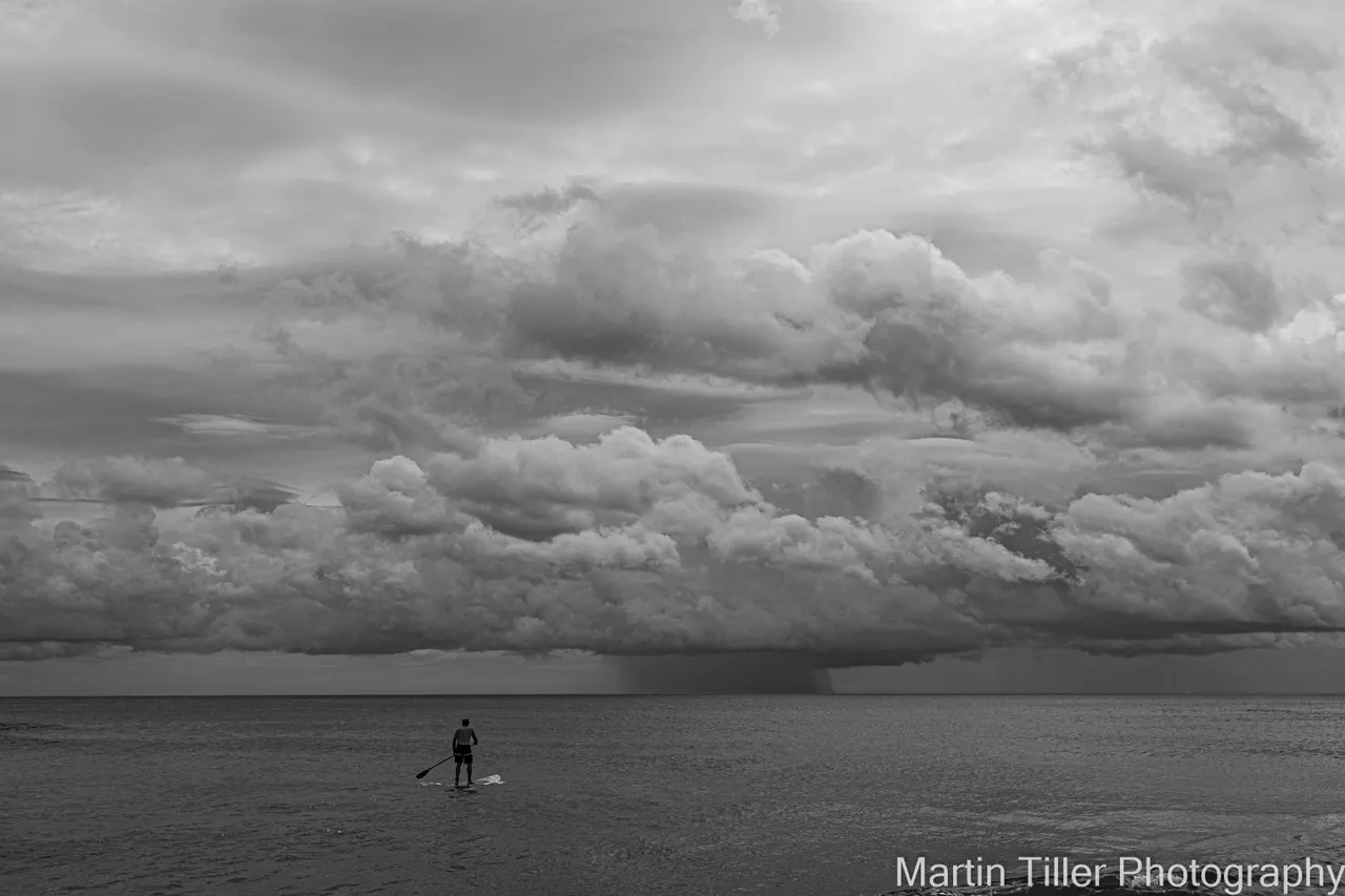 paddleboard and storm cloud black and white (1 of 1).jpg