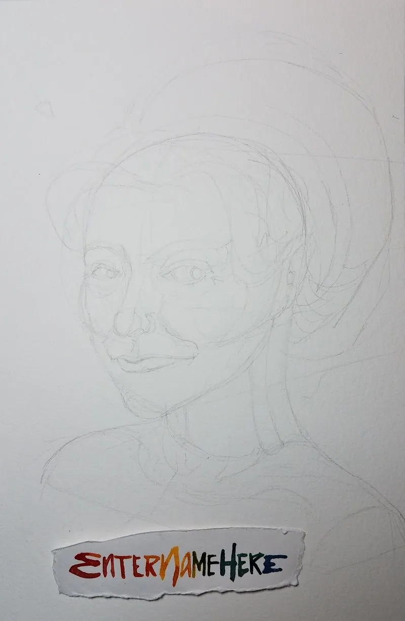enternamehere-steemit-AMScribbles-day5-sepia-ink-woman-portrait-smile.jpg