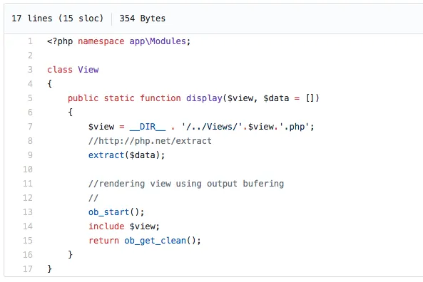 extract and output buffering