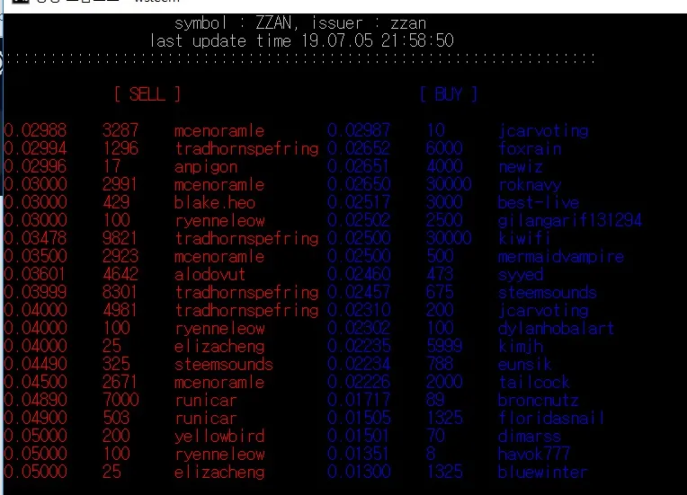 190705_ZZAN_order book.jpg