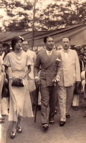 Emperor Bao Dai and Queen Nam Phuong