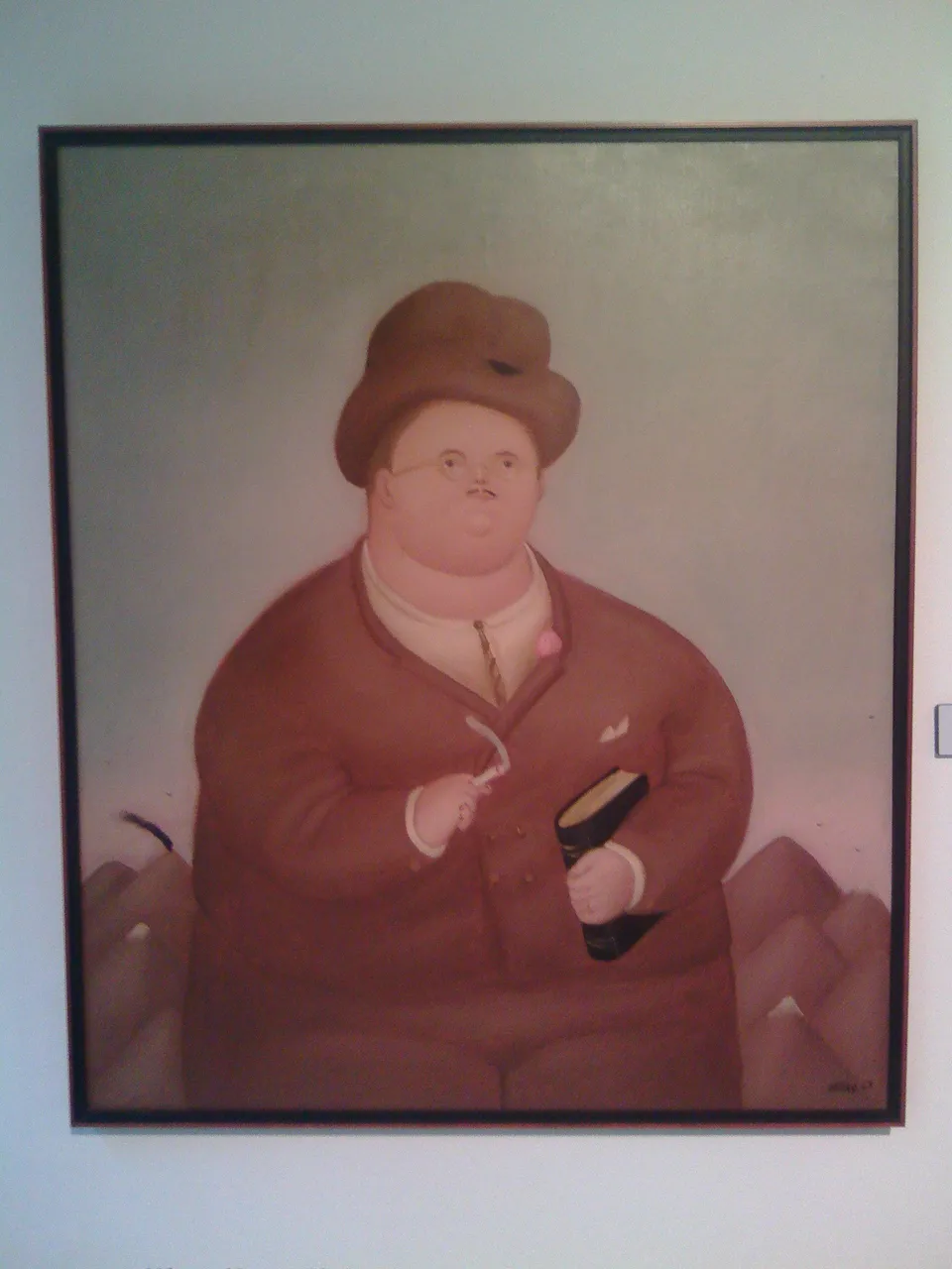 Fernando Botero-Medellin Colombia 1932- EL POETA, 1968- Oleo sobre tela- 114.3 x 96,8 cm .jpg