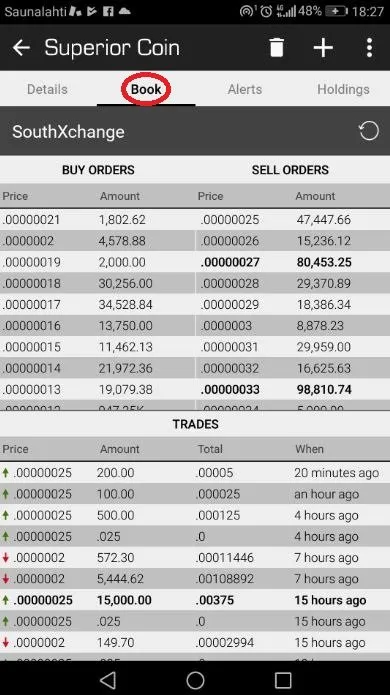 Adding SUP to Blockfolio App 8