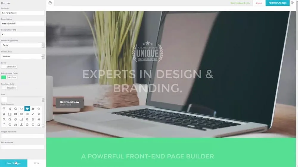 Forge Page Builder