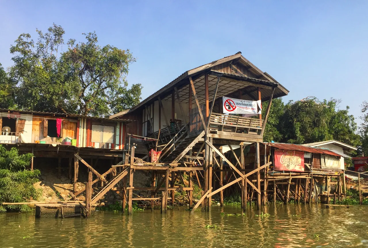 A waterside residence in Ayutthaya.