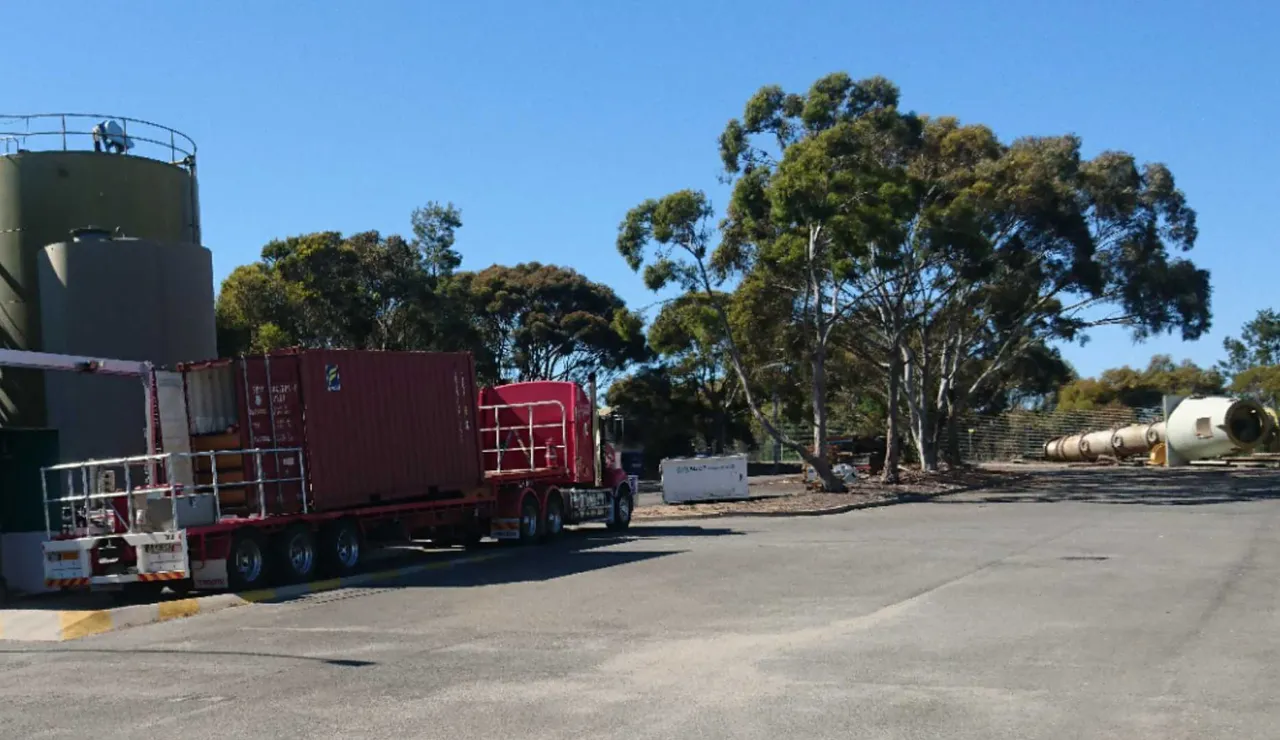 First ACH/PAC delivery - Water Treatment Plant