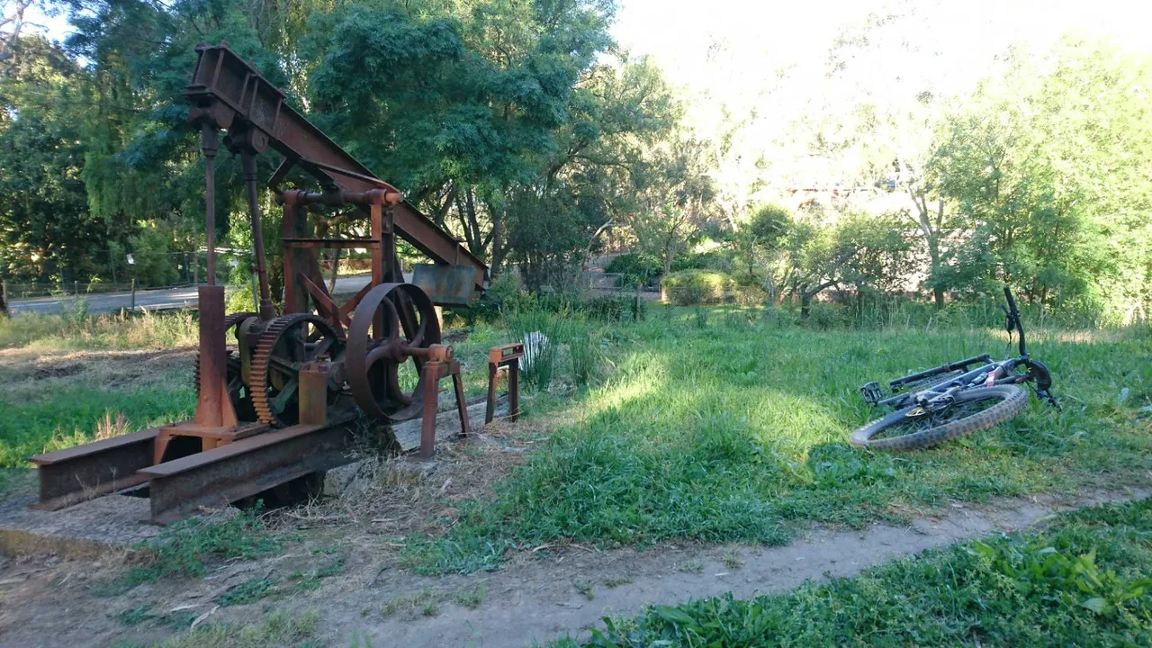 Old bore pump in Coromandel Valley