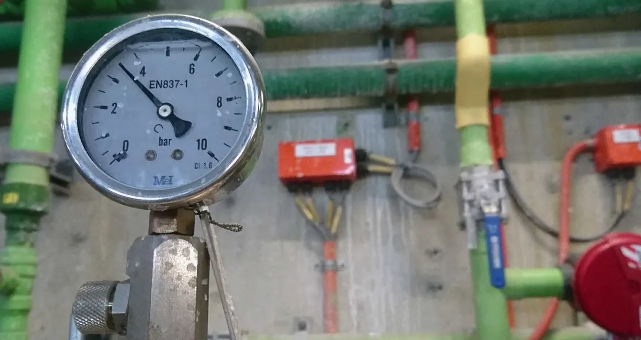 Pressure Gauge - Water Treatment Plant