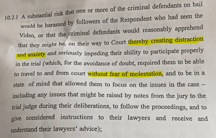 Attorney General Uses The Word ANXIETY