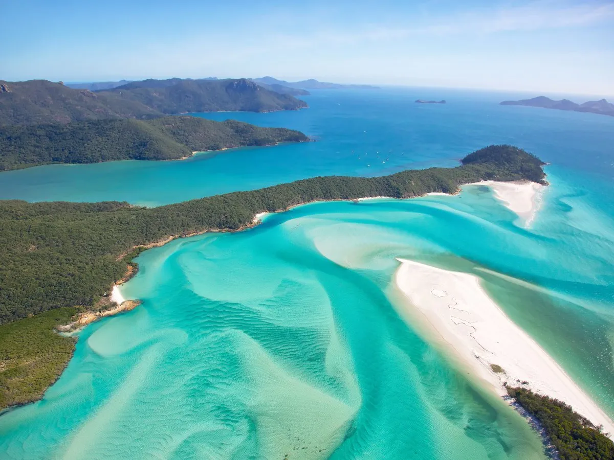 Whitehaven Beach in Whitsunday Island, Australia: one of the world's most beautiful beaches