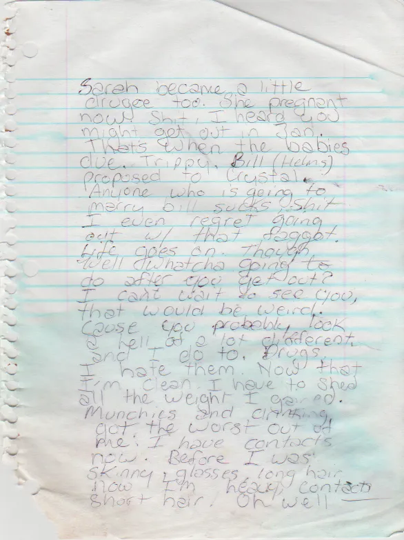 1996-07-25 - Thursday - Katie Arnold to Nick, mentions Sarah Ford, other things, plus letter to Diann regarding drug rehab agreement-2.png