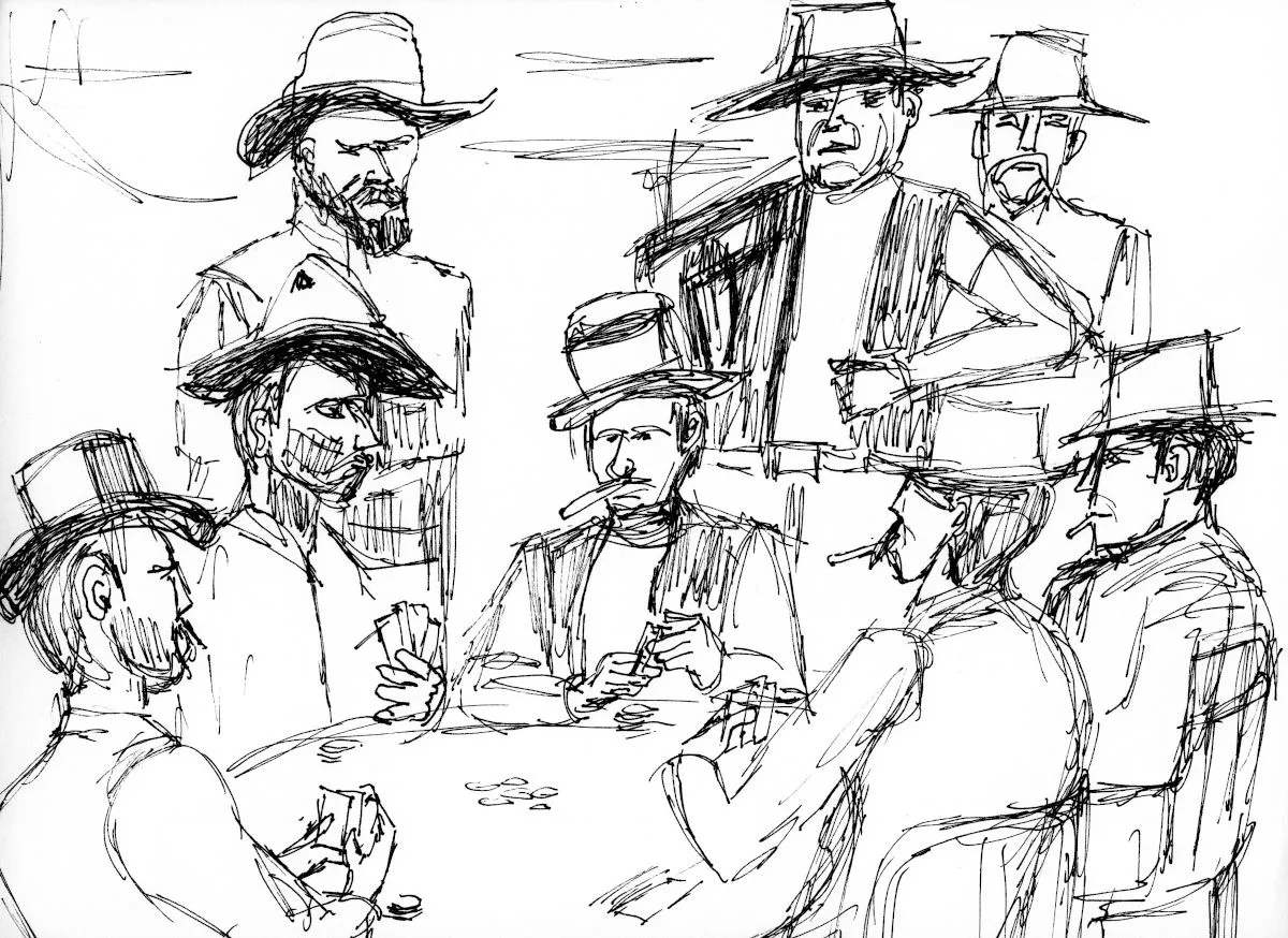 forrest_old_west_gamblers_4_ink_on_paper_9x12_2013_w.jpg