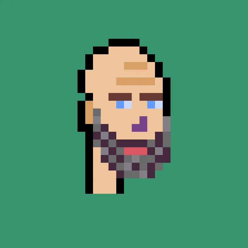 Selfportrait in Cryptopunks style - 32 x 32px