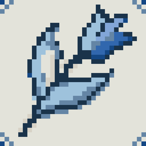 Made in Holland: Delft Blue tiles - minimal pixel art with a dutch twist