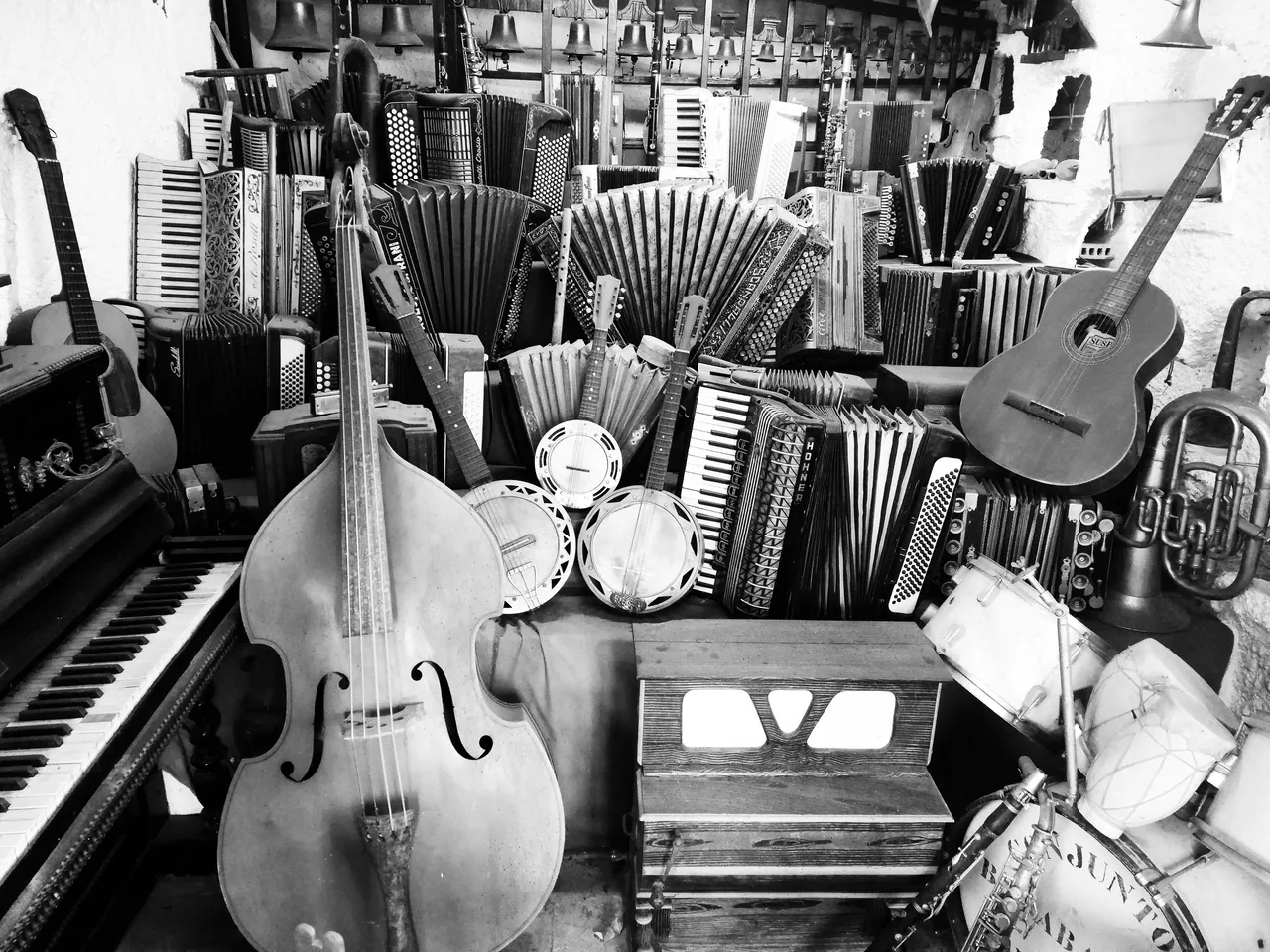 music instruments collection, Ericeira, Portugal