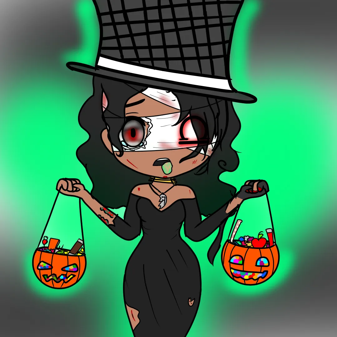 Inkgris2021 Zodiaco libra frankches Halloween.png
