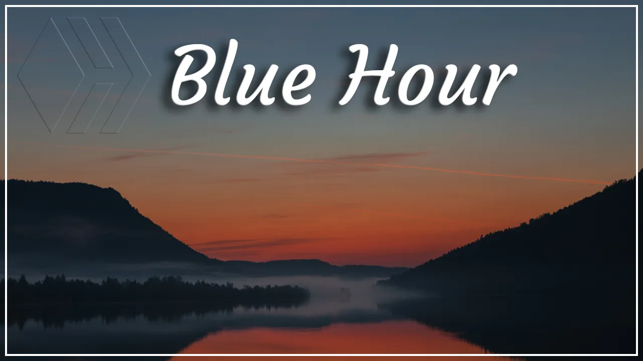 Blue Hour at the Reservoir (Austria, Carinthia, Drau)