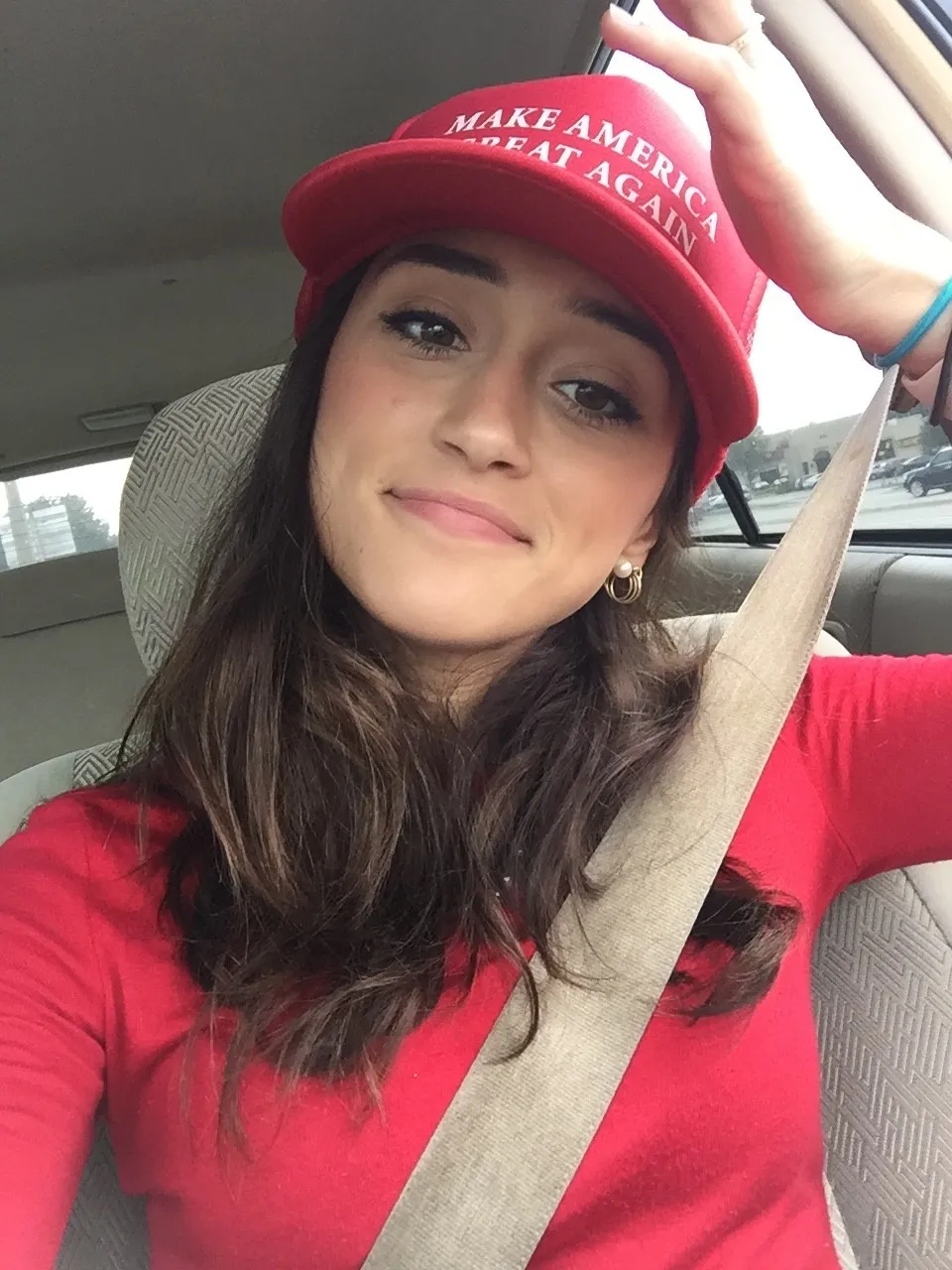 Woman For Trump Red Hat Shirt.jpg