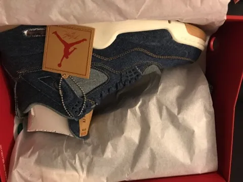 Jordan 4 levi 1 shoe in box.jpg