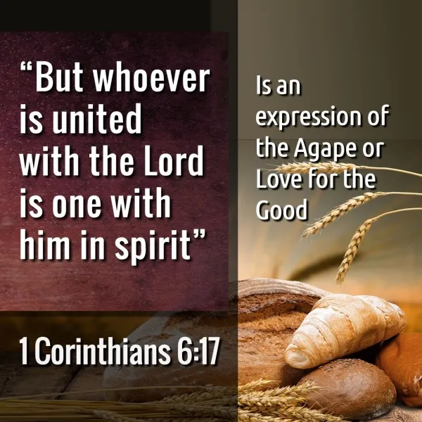 Bible study, but whoever is united with the Lord is one with him in spirit, 1 Corinthians 6,17.jpg