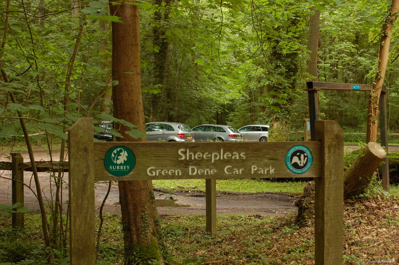 Sheepleas Green Dene carpark, UK